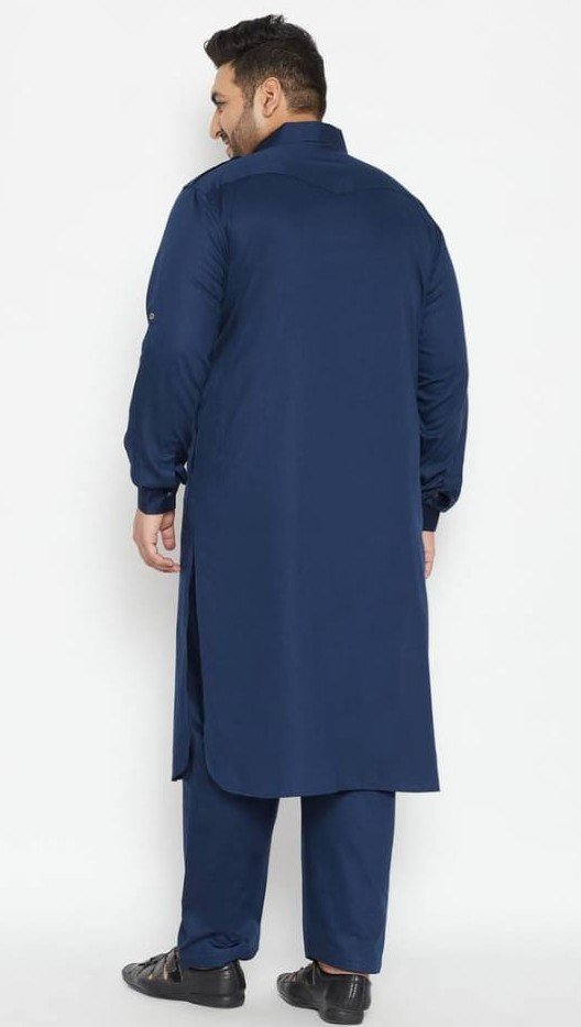 Dr Fashion Mill Pathani Suit — Kurta with Salwar (Epaulette & Double Pocket) - photo 4
