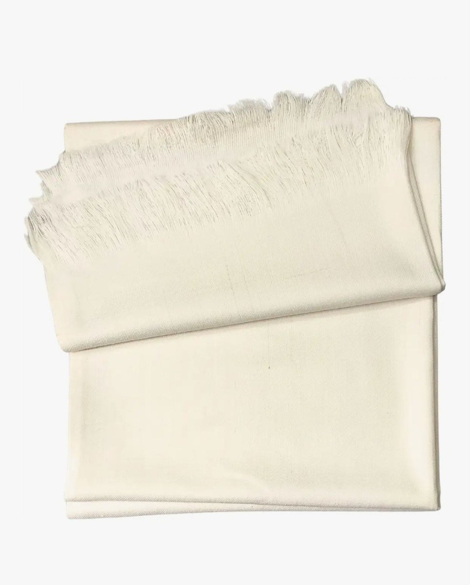 Dr Fashion Mill Exclusive Premium Shawls – Set of 2 (Cream) - photo 9