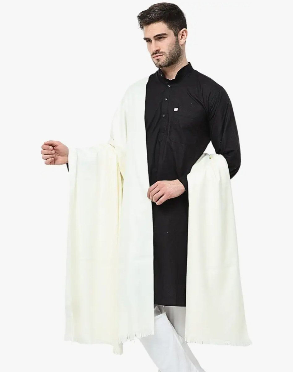 Dr Fashion Mill Exclusive Premium Shawls – Set of 2 (Cream) - photo 7