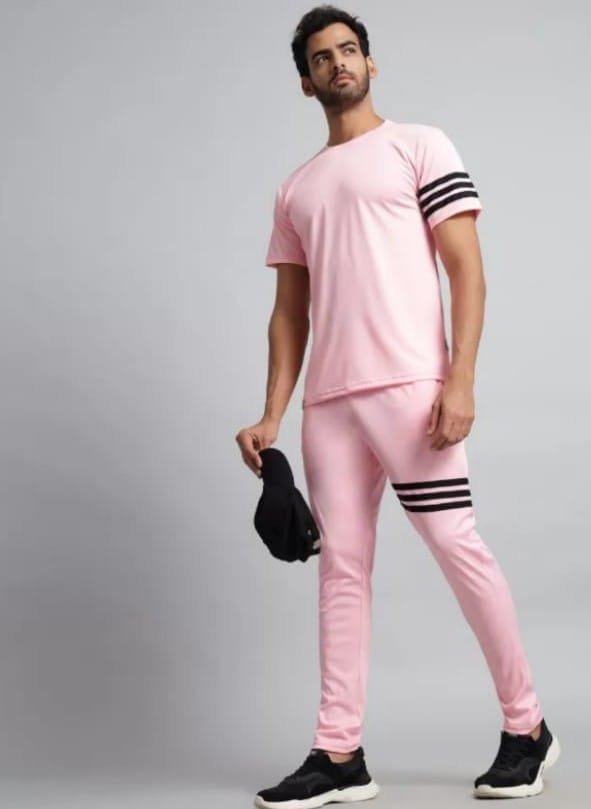 Dr Fashion Mill Men's Co-Ord Gym Set – Royal Lycra - photo 3