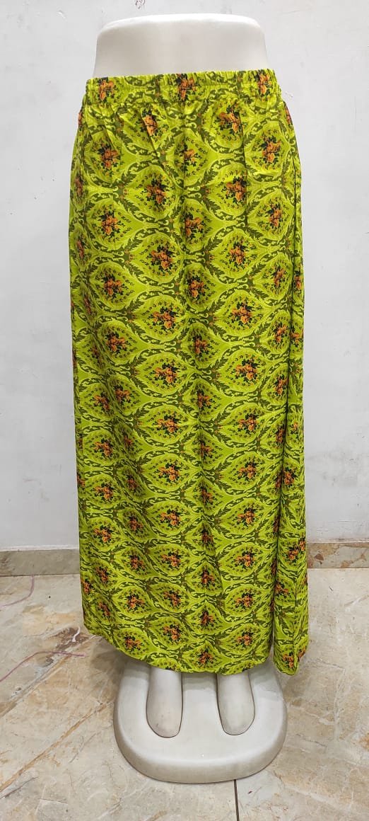 Dr Fashion Mill Printed Flared Long Skirt
