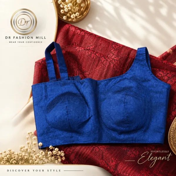Dr Fashion Mill Padded Sleeveless Saree Blouse - photo 5