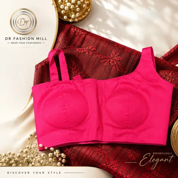 Dr Fashion Mill Padded Sleeveless Saree Blouse - photo 6