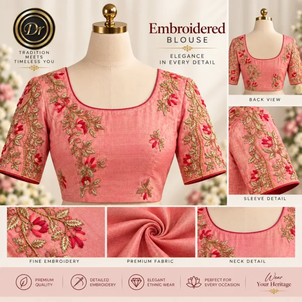 Dr Fashion Mill Embroidered Blouse — Elegance in Every Detail - photo 2