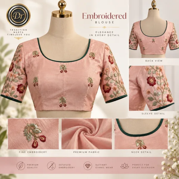 Dr Fashion Mill Embroidered Blouse — Elegance in Every Detail - photo 4