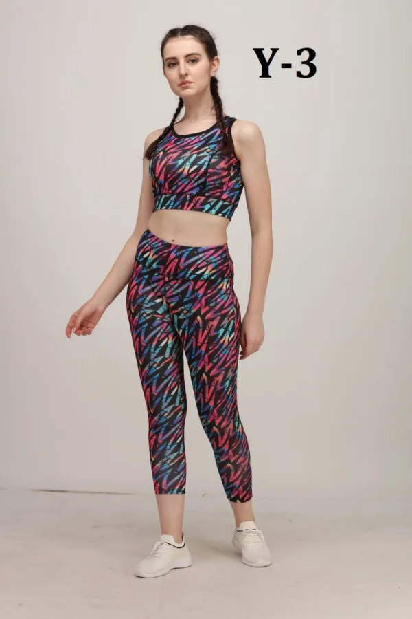 Dr Fashion Mill Printed Activewear Set (Sports Bra + 7/8 Leggings) - photo 4