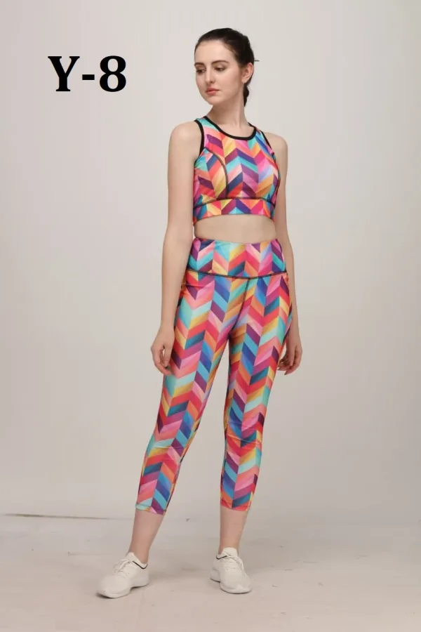 Dr Fashion Mill Printed Activewear Set (Sports Bra + 7/8 Leggings) - photo 5