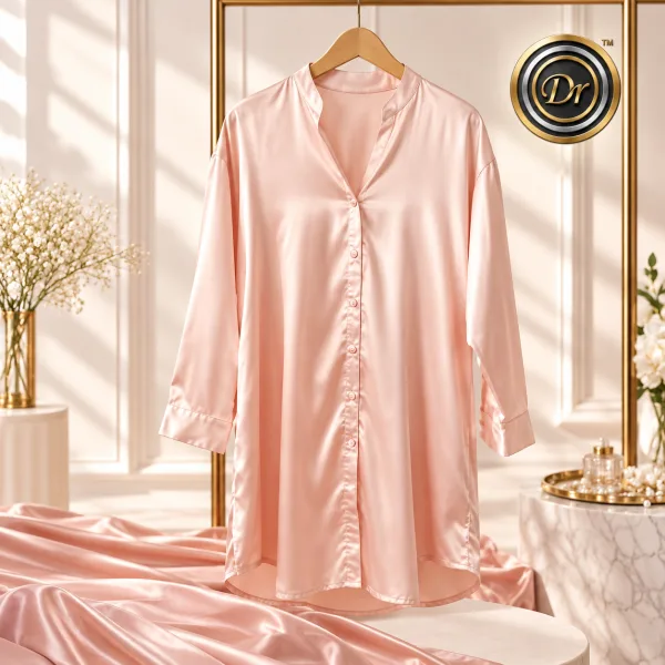 Dr Fashion Mill Limited Edition Lace-Trim Satin Kimono Robe - photo 5