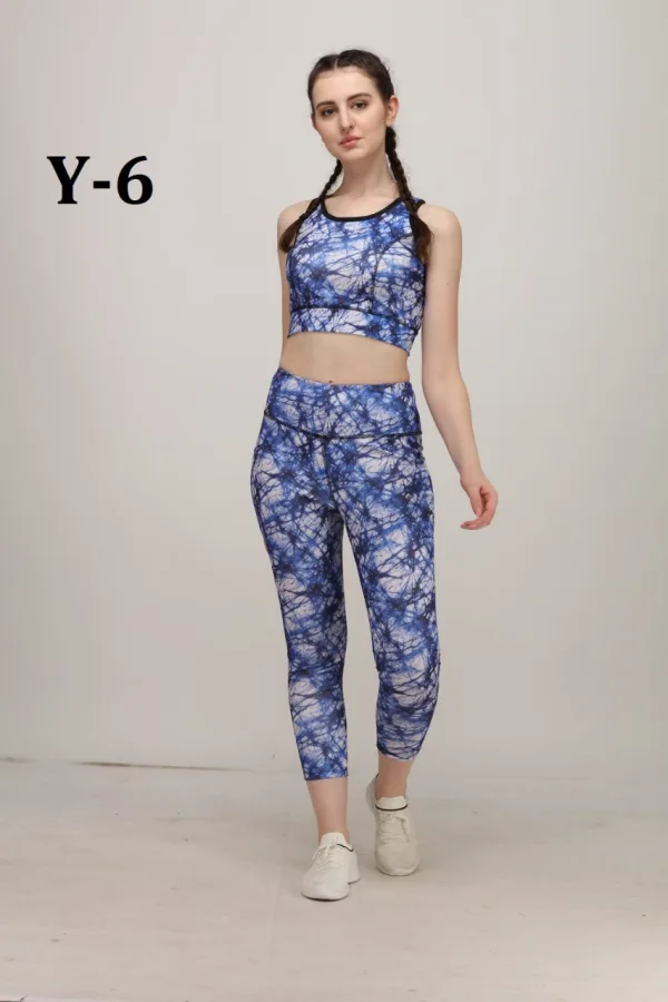 Dr Fashion Mill Printed Activewear Set (Sports Bra + 7/8 Leggings)