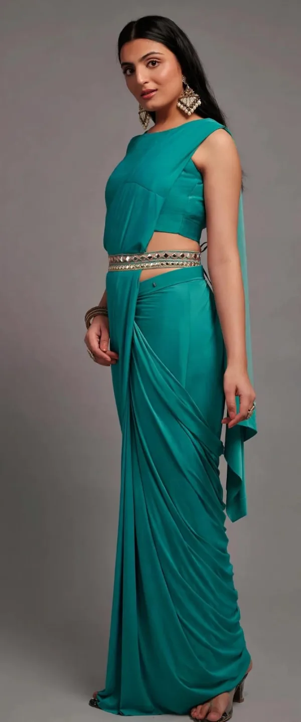 Dr Fashion Mill Pre-Draped Saree