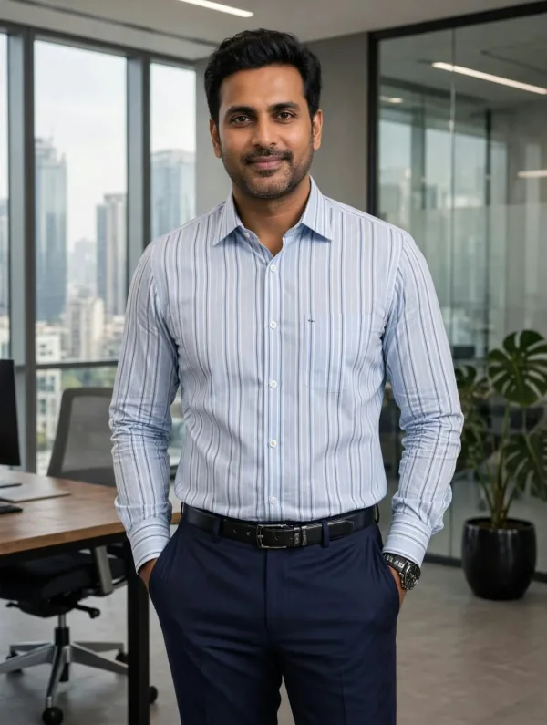 Exclusive Premium Cotton Corporate Shirt – Full Sleeve (4XL)